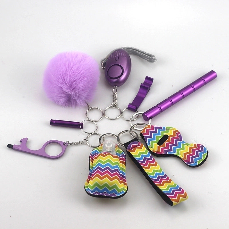 Original Design Self-defense Sunflower Self-defense Self-defense Metal Bag Pendant Self-defense Keychain