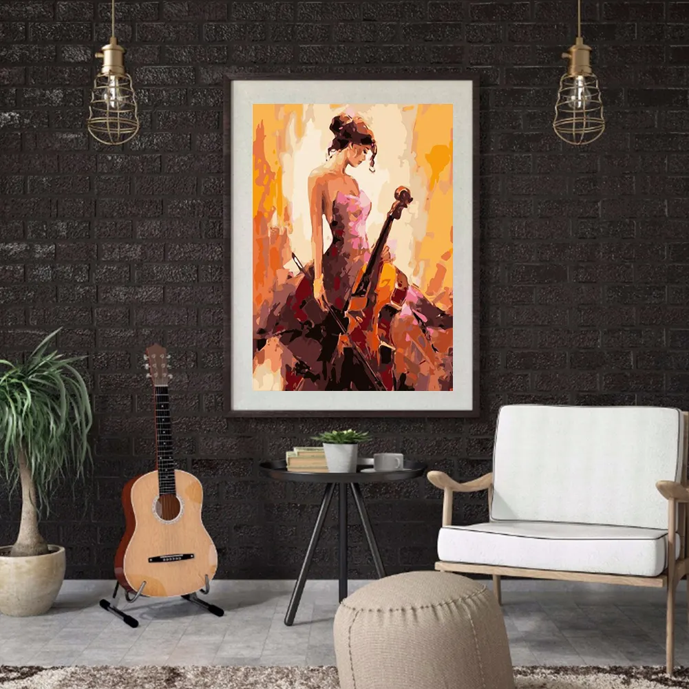 DIY Paint By Number 40*50cm - Violin Girl