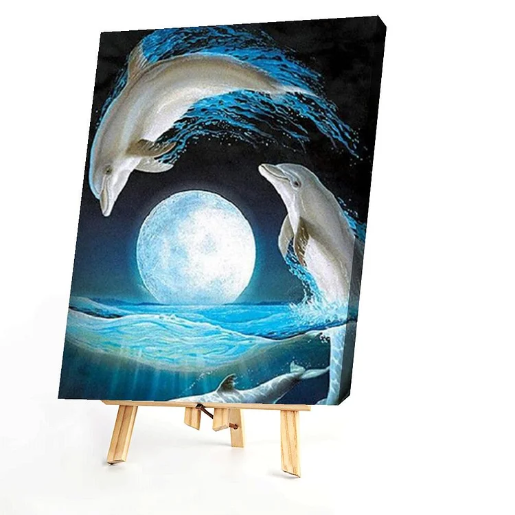 Dolphin  - Painting By Numbers - 40*50CM gbfke