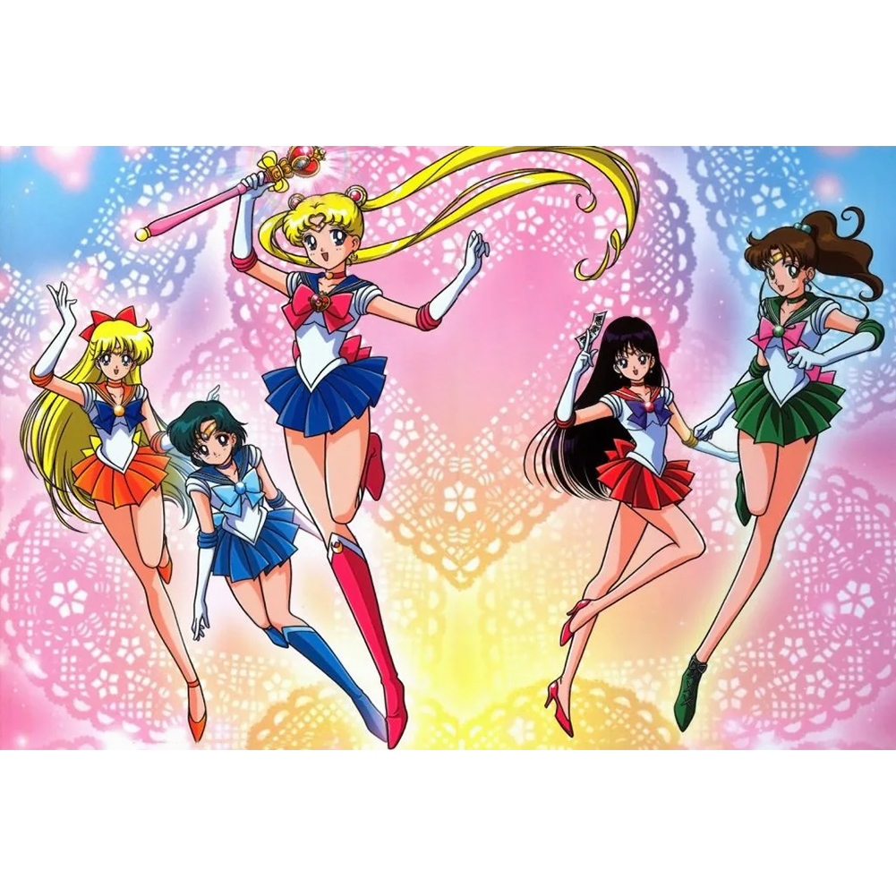 

50*40CM-Round Drill Diamond Painting-Sailor Moon, 501 Original