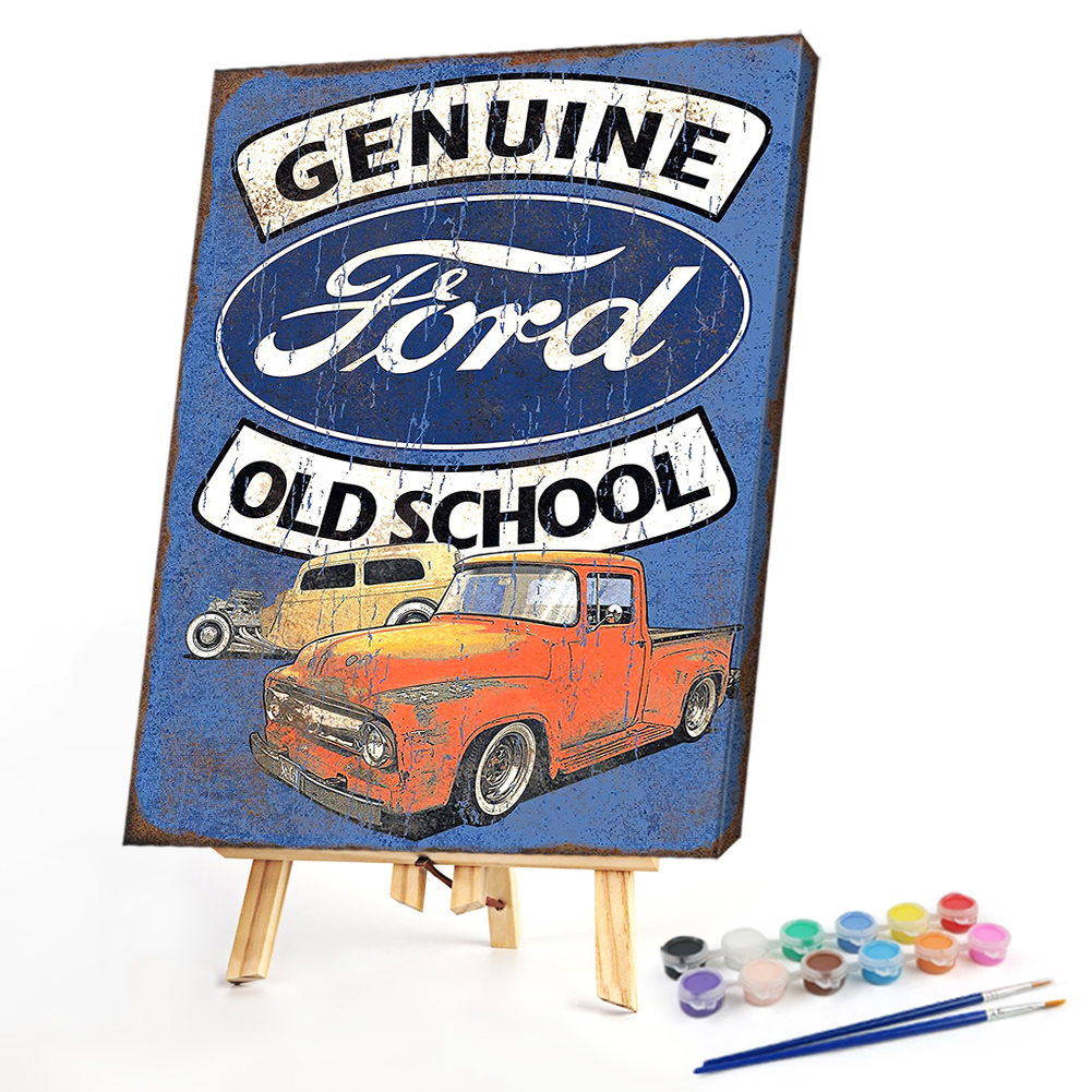 

40*50CM - Paint By Numbers - Automobile, 501 Original