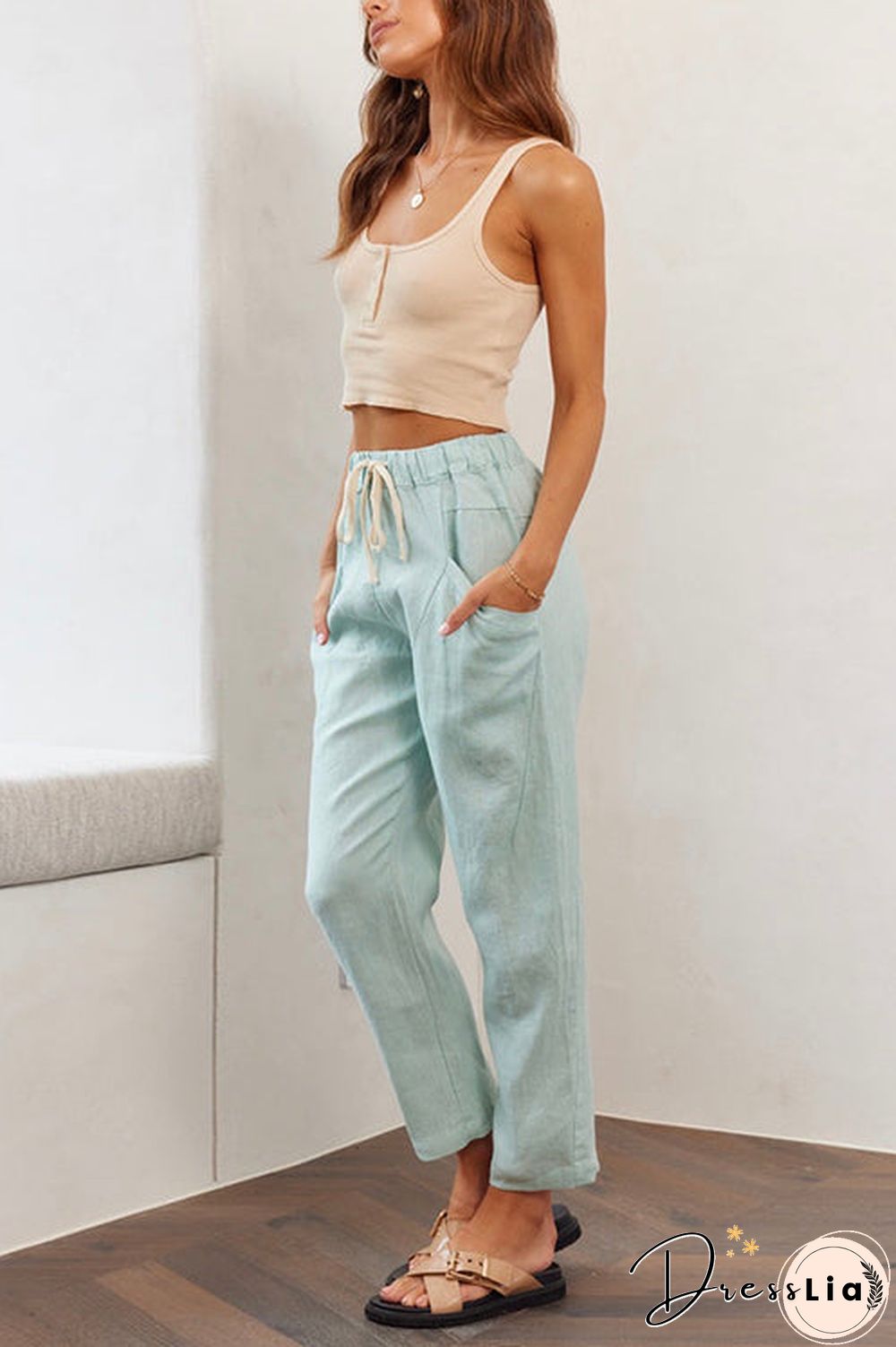 Relaxed Drawstring Pants