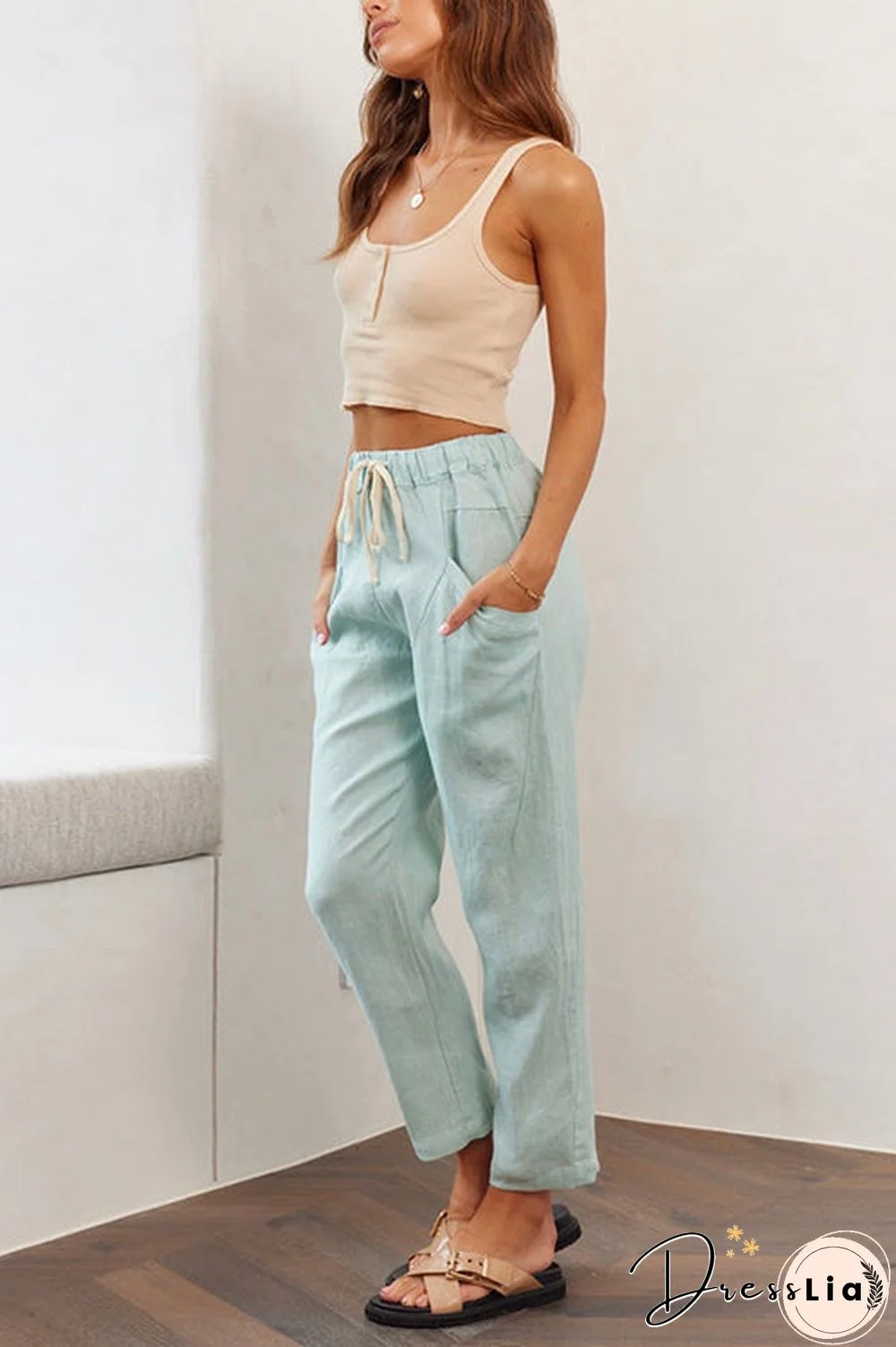 Relaxed Drawstring Pants