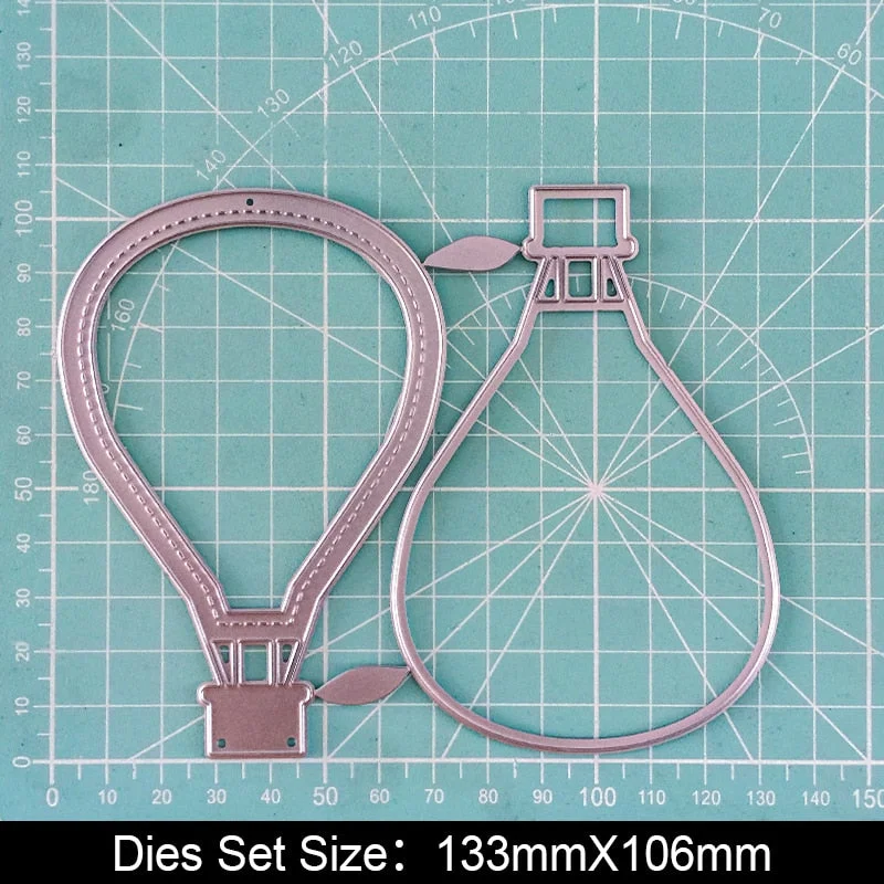 Pentagram Bottle Air Ball Star Craft Metal Cutting Dies for DIY Scrapbook Paper Cards Embossed Decorative