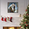 Multistyle Cheval De No&euml;l - Peinture Diamant Ronde - 40 X 40 CM