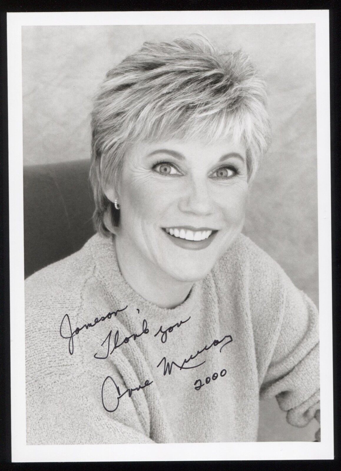 Anne Murray Signed Photo Poster painting Vintage Autographed Signature Photo Poster paintinggraph