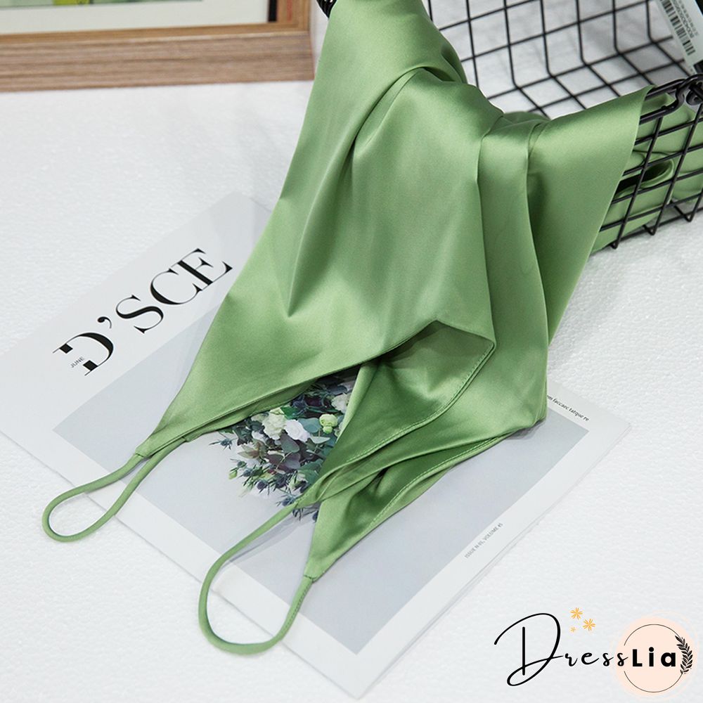 Summer Crop Top Women Camis Silk Satin Tank Top Women Camisole Sleeveless Vest Roupas Femin Cropped Croo Top Binder Trans