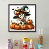 Halloween Pumpkin Cow-14CT Counted Cross Stitch 40*40cm/15.75*15.75in