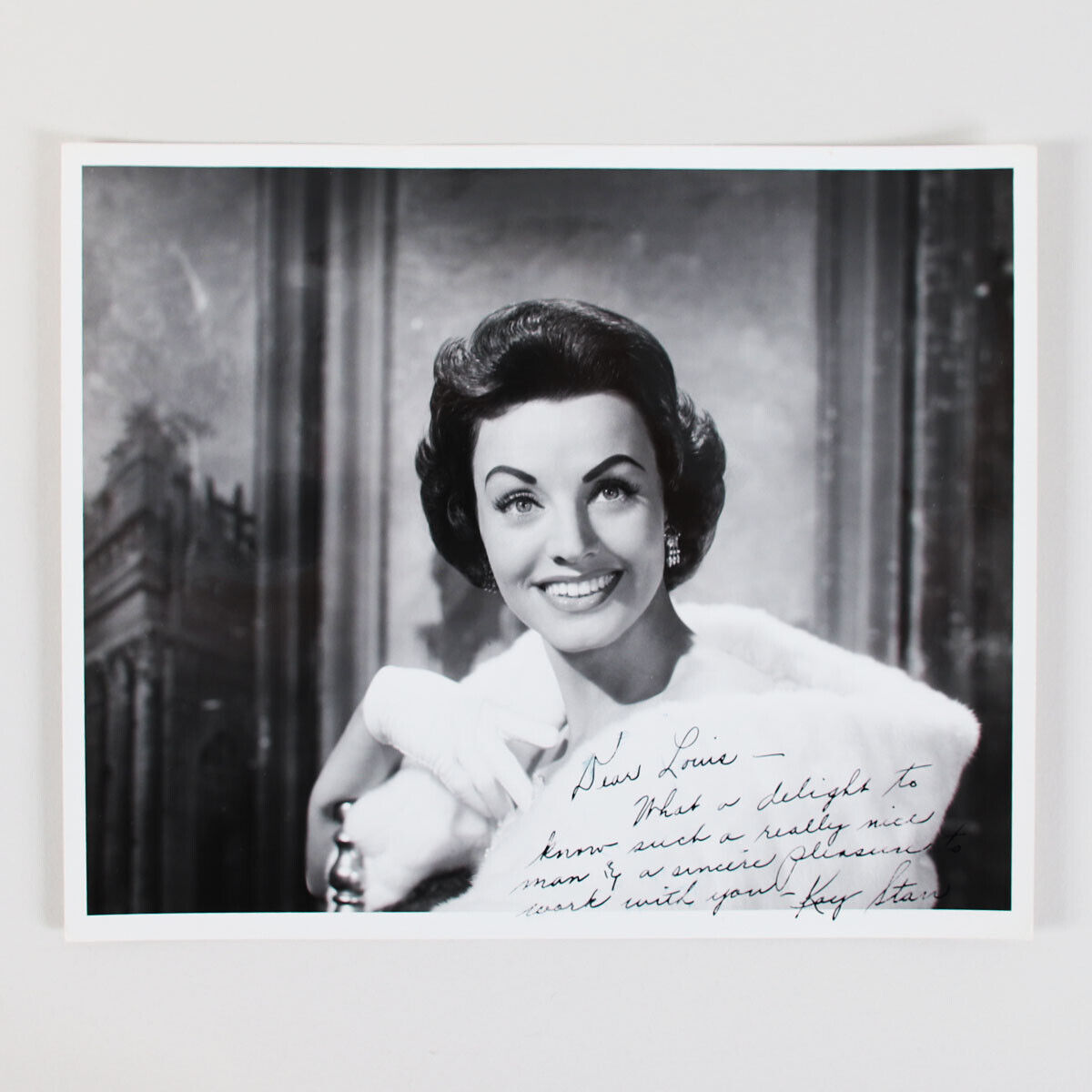 Kay Starr Signed Photo Poster painting - COA JSA