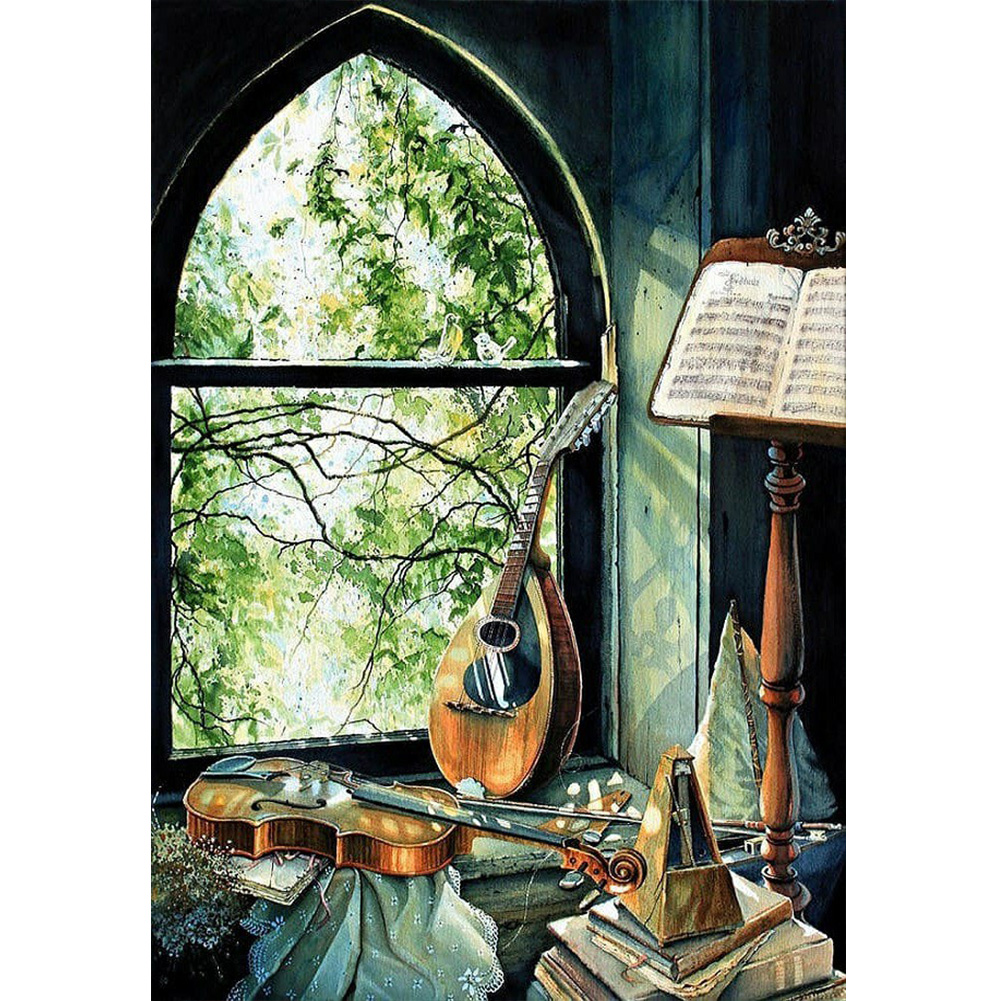 

Old Time Corner - Round Drill Diamond Painting - 30*45CM, 501 Original