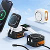 Magasafe 3-In-1 Wireless Magnetic Charger For IPhone 16/15Promax, Apple Watch 9 Watch Earphone Fast Charging