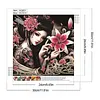 Enchanting Geisha Woman-Partial Special Shaped Diamond Painting 30*30CM