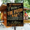 Patio Bar Good Music Custom Classic Metal Signs, Bar Decor, Patio Decorations, Outdoor Decorating Ideas