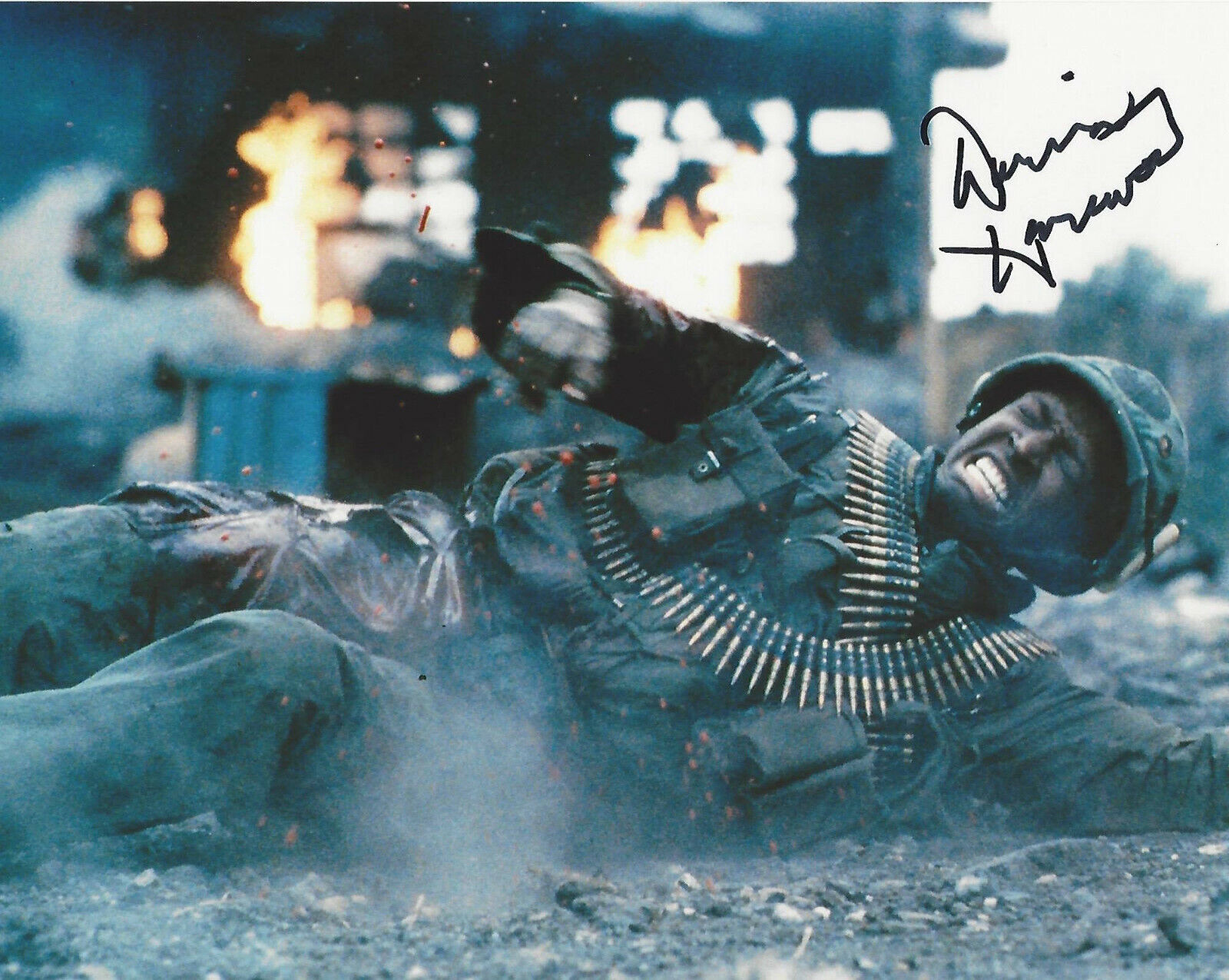 DORIAN HAREWOOD SIGNED 'FULL METAL JACKET' 8x10 MOVIE Photo Poster painting B w/COA ACTOR