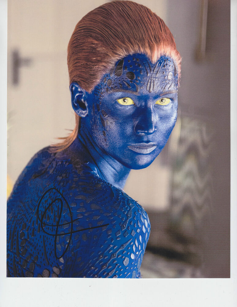 Jennifer Lawrence  - DAYS OF FUTURE PAST / MYSTIQUE RAVEN  - signed 8x10