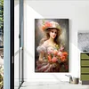 (40*60cm)Flower Beauty - Full Round Drill Diamond Painting