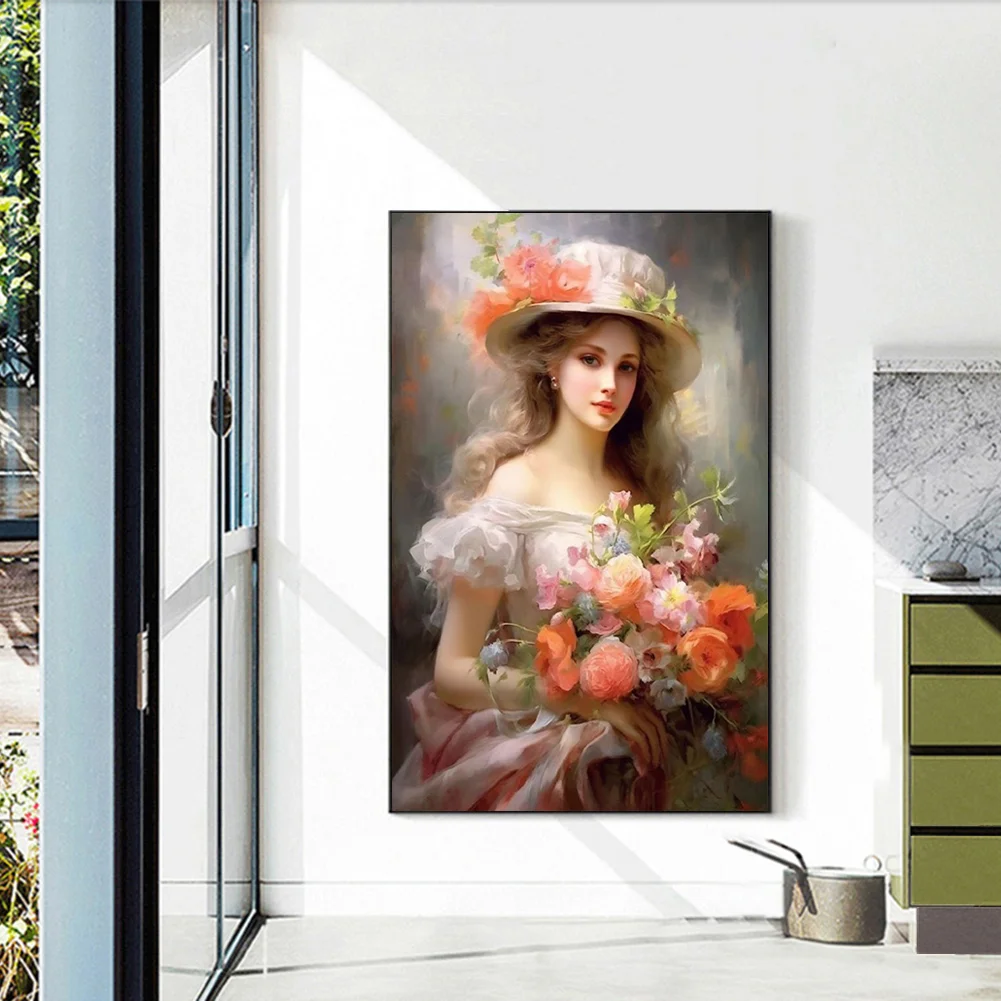 Diamond Painting - Full Round Drill - Flower Beauty(Canvas|40*60cm)