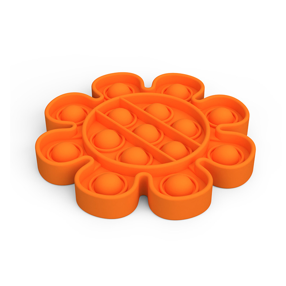 

Flower Shape - Pop It Fidget Toy, Orange, 501 Original