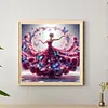 Belle jupe fille-ronde drill diamond painting-40*40cm
