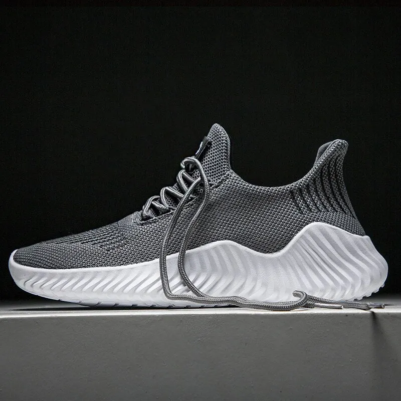Fashion Men Shoes Big Size Shoes for Men Casual Light Walking Man Tennis Shoe 2021 Breathable White Trendy Mesh Sneakers Men