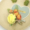 10PCS Wedding Bridal Groom Catering Ceremony Guests Corsage Boutonniere Wrist Bouquet Artificial Flower