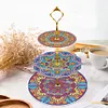 DIY Diamond Painting 3-Tier Mandala Cupcake Dessert Stand Serving Tray Decor Kit