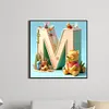 Diamond Painting -DIY Round Drill Letter M