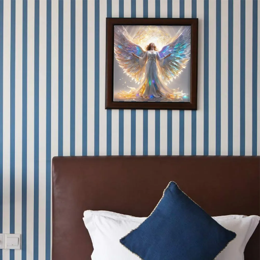 Diamond Painting - Full Round Drill - Winged Angel(Canvas|40*40cm)