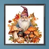 Diamond Painting -5D Full Round Drill Autumn Mushroom Gnome(40x40cm)