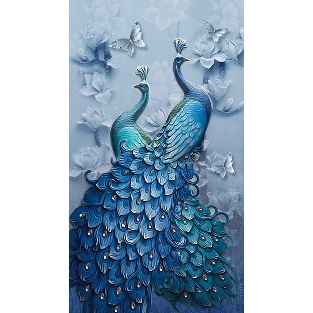 Peacock 30x40cm(canvas) full square drill diamond painting