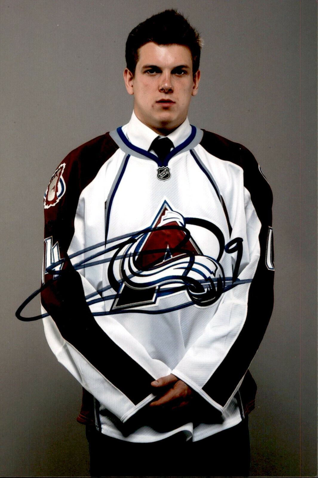 Conner Bleackley SIGNED 4x6 Photo Poster painting COLORADO AVALANCHE / ST LOUIS BLUES #5