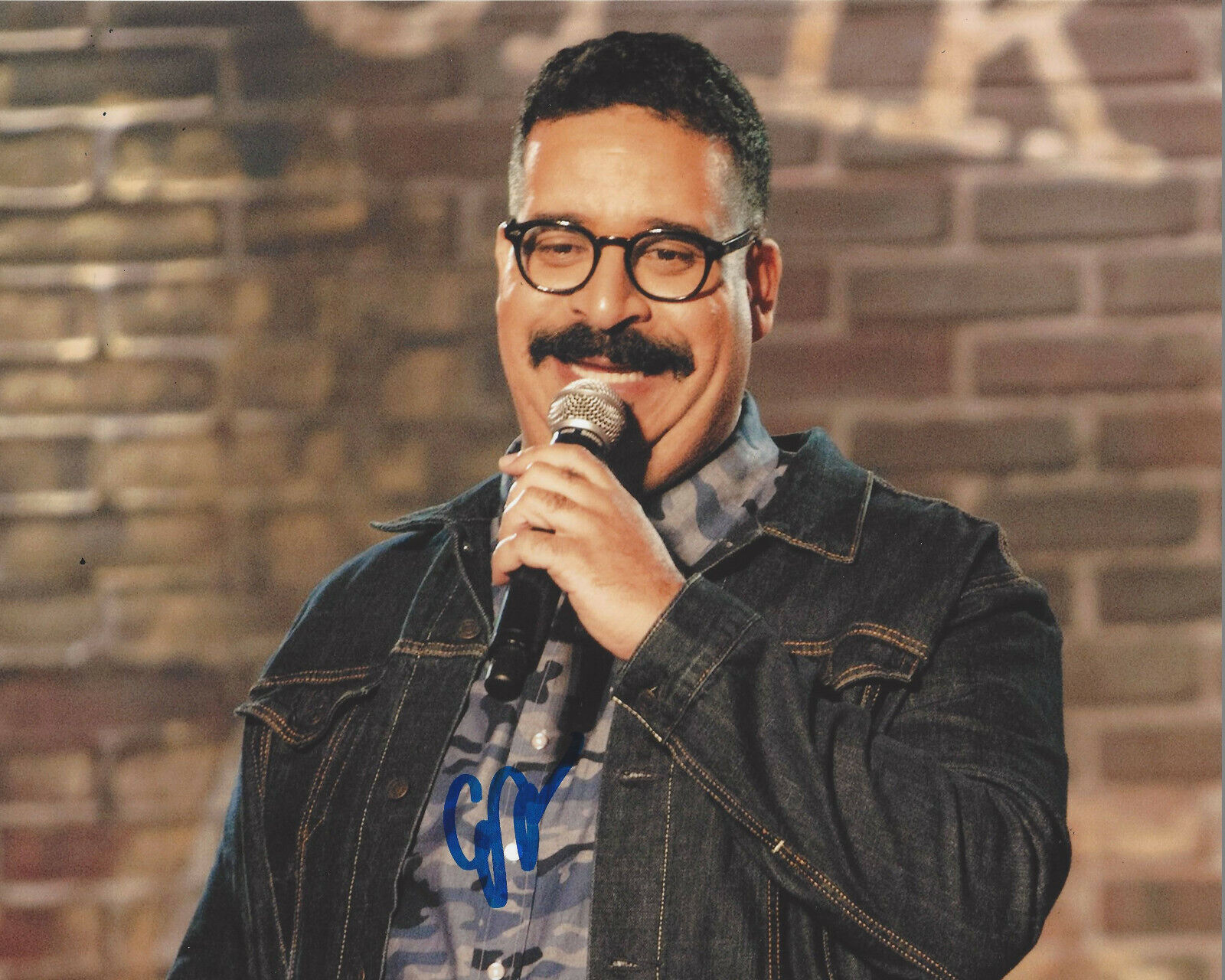 COMEDIAN ERIK GRIFFIN SIGNED AUTHENTIC 'I'M DYING UP HERE' 8x10 Photo Poster painting 2 w/COA