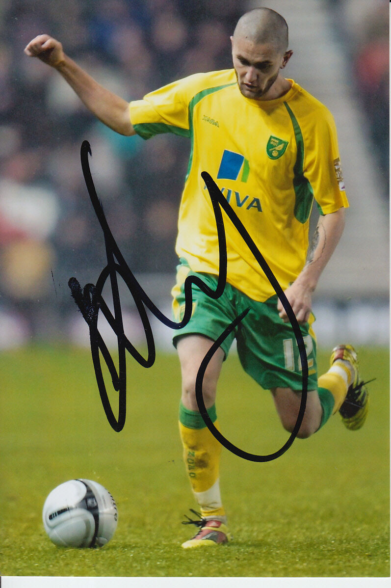 NORWICH CITY HAND SIGNED HENRI LANSBURY 6X4 Photo Poster painting 2.