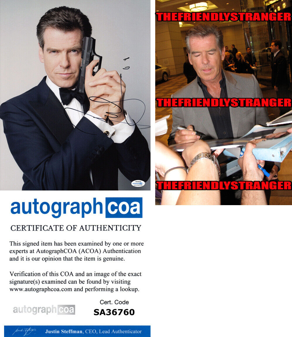 PIERCE BROSNAN signed DIE ANOTHER DAY