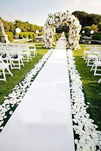 3M 5M 10M White Carpet Wedding Aisle Runner White Red Aisle Runner Rug Runner indoor Outdoor Weddings Party Thickness:0.8 mm