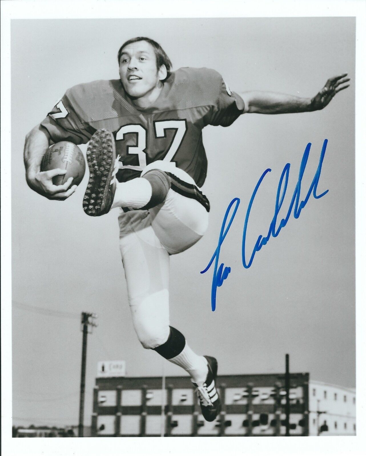 Autographed TOM WOODESHICK Philadelphia Eagles 8x10 Photo Poster painting w/COA