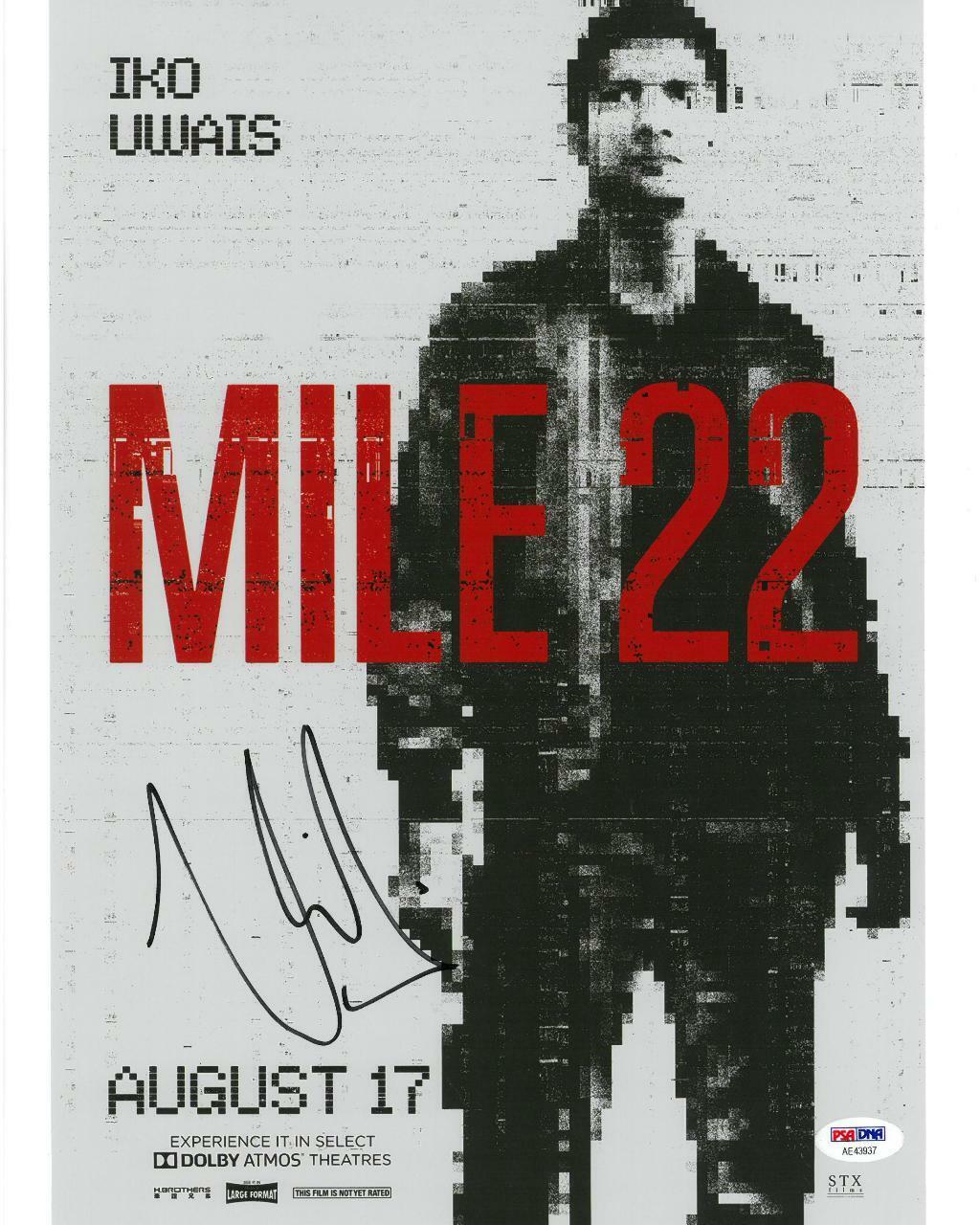 Iko Uwais Signed Mile 22 Authentic Autographed 11x14 Photo Poster painting PSA/DNA #AE43937