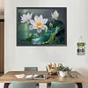 Lotus - 11CT Stamped Cross Stitch - 50*40cm - Flower