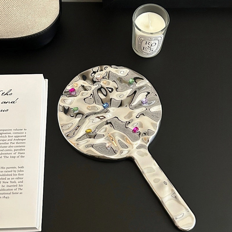 Cute Solid Color PS PVC Mirror