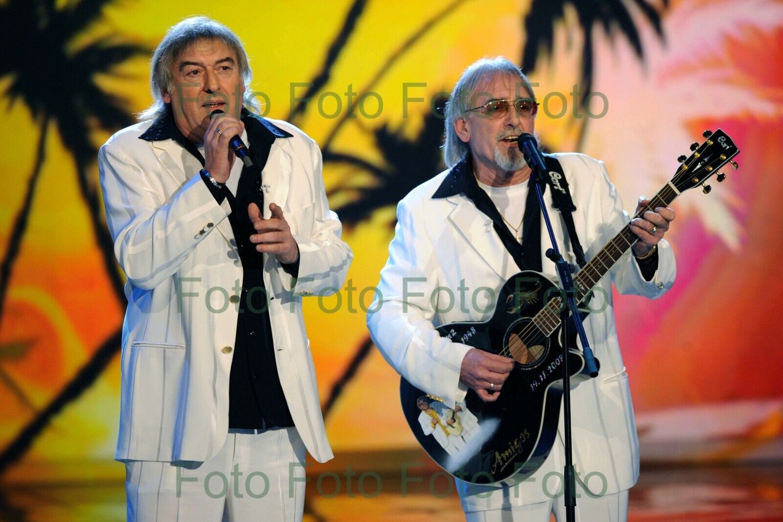 Die Amigos Schlager Volks Musik Foto 20 x 30 cm ohne Autogramm (Be-3