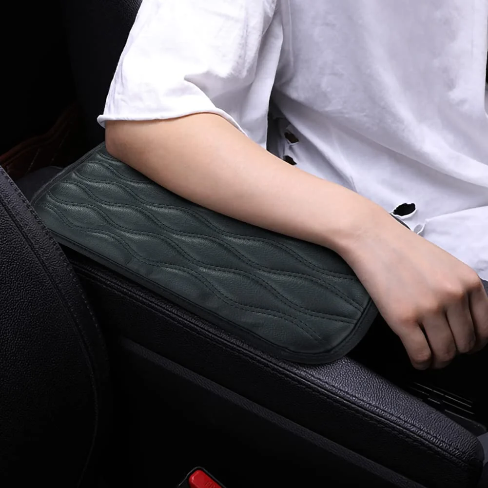 Memory Cotton Leather Car Armrest Box Pad