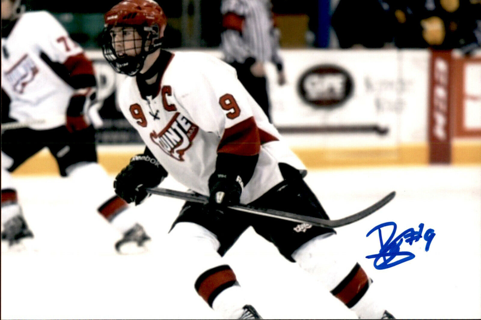 Brady Gilmour SIGNED 4x6 Photo Poster painting QUINTE RED DEVILS SAGINAW / DETROIT RED WINGS