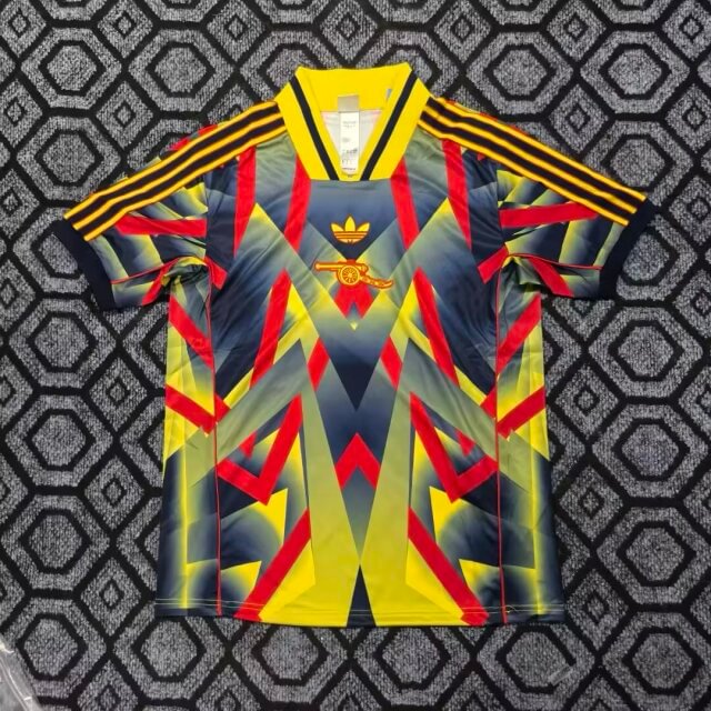 2025-26 Arsenal Retro Yellow Jersey - Fan Edition
