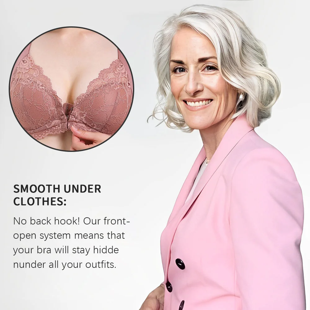 Lily FRONT CLOSURE '5D' SHAPING PUSH UP COMFY Wireless BRA(BUY 1 GET 2 FREE)