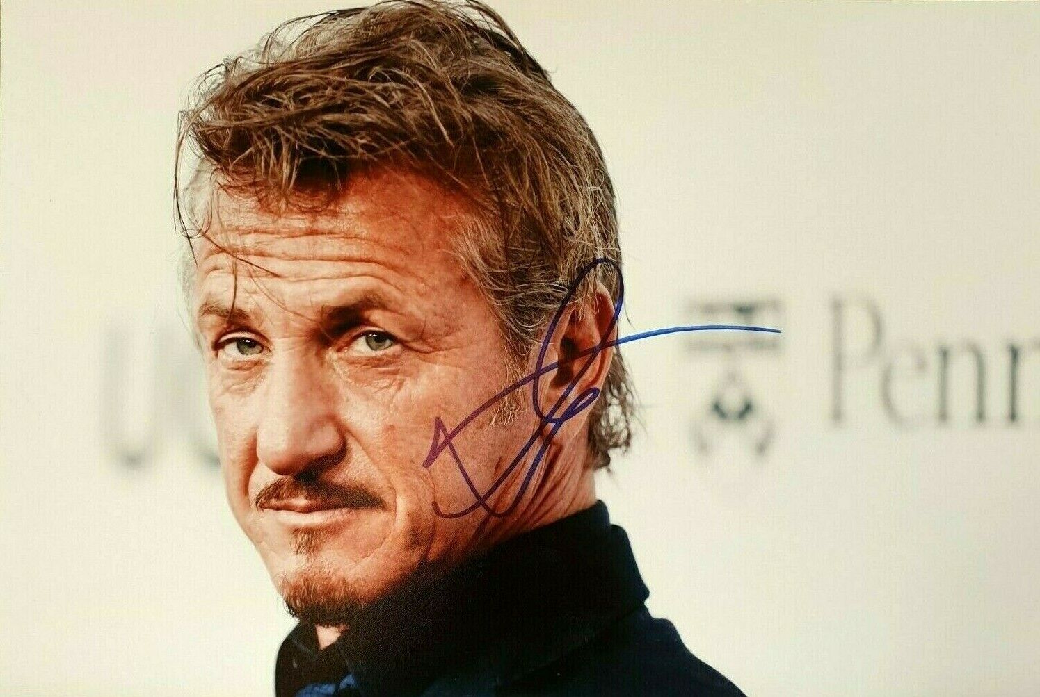 SEAN PENN In-Person Signed Autographed Photo Poster painting RACC COA Mystic River Milk