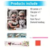 Petit petit mignon avec des kits de peinture en diamant partiel fa&ccedil;on fa&ccedil;on westie en forme sp&eacute;ciale de 5d bricolage pour adultes d&eacute;butants d&eacute;coration int&eacute;rieure peintures de diamants art gemme 30*30m