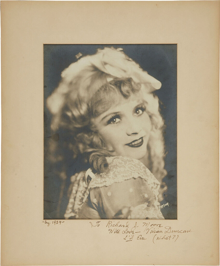 VIVIAN DUNCAN Signed Photo Poster paintinggraph - Vaudeville Theatre Performer - Preprint