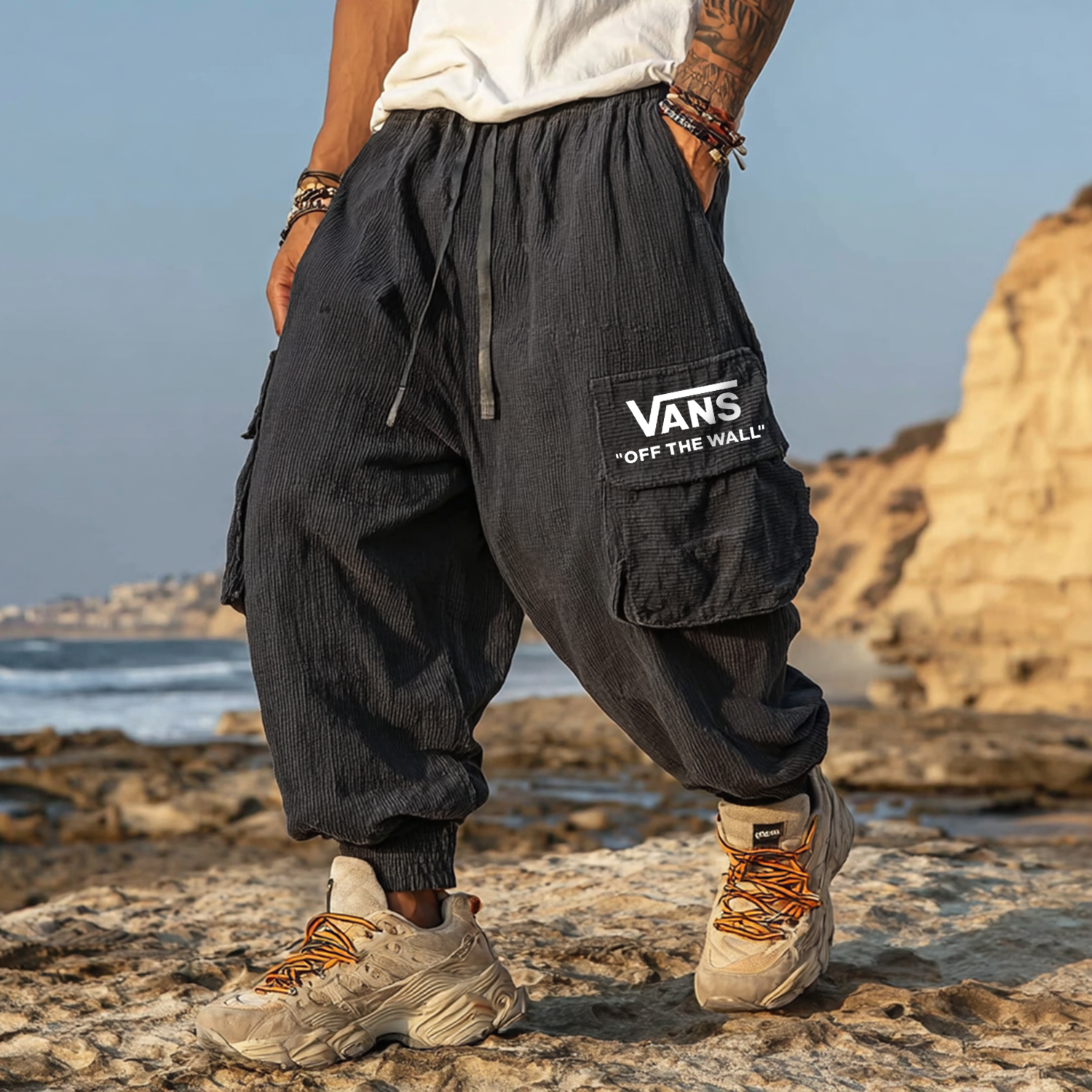 Casual Outdoor Brand Design Trousers / TECHWEAR CLUB / Techwear