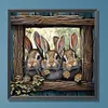 Out-Of-The-Frame Rabbit - Paint by Numbers Acrylic Painting 40*40cm(HOT)