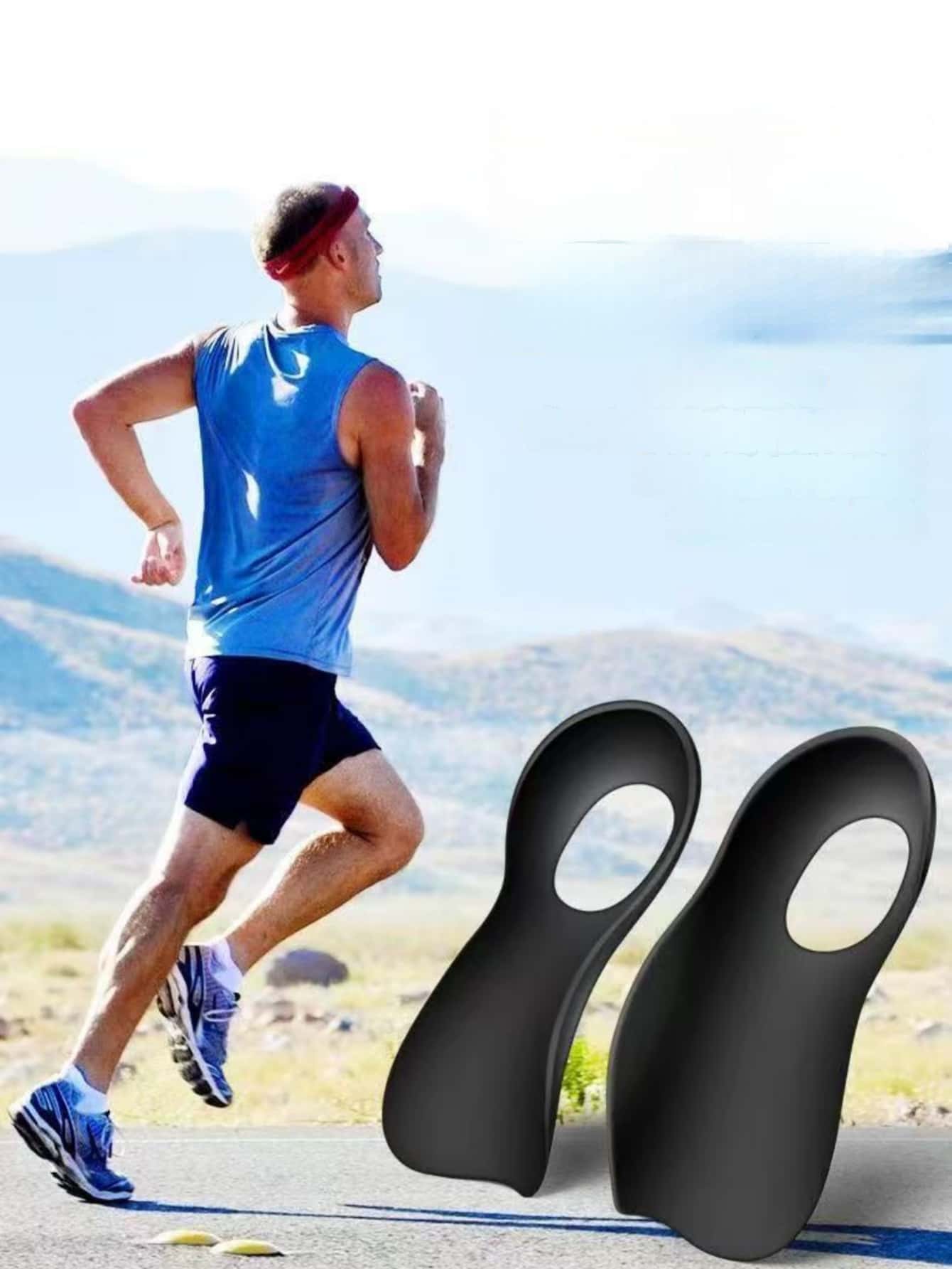 Likron Watches Arch Support Orthotic Shoe Inserts for Flat Feet and Plantar Fasciitis Relief Unisex Gel Foot Support Pads ...